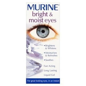 Image of Murine Bright and Moist Eye Drops 15ml