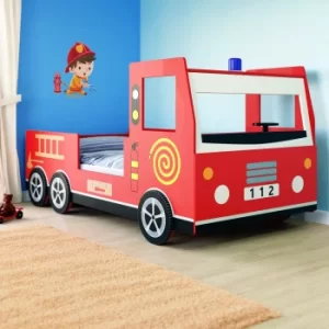 Image of Fire Engine Kids Bed Noah 200x90cm