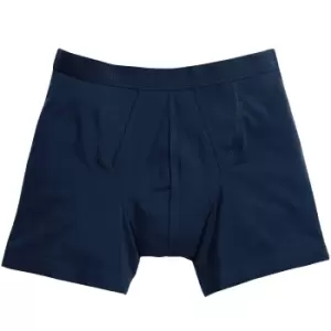 image of Fruit Of The Loom Mens Classic Boxer Shorts (Pack Of 2) (2XL) (Deep Navy)