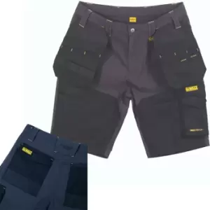 Image of Hamden Work Shorts Stretch Comfort Fit Cargo Short x2 Holster Pockets W34 - Dewalt