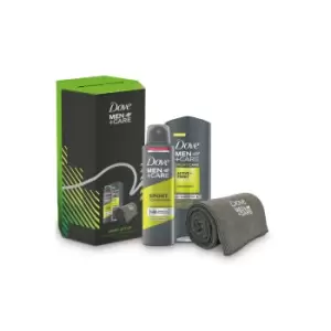 image of Dove Men+Care Sport Active+Fresh & Gym Towel Gift Set