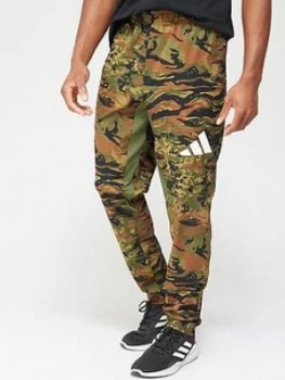 image of Adidas 3 Bar Pants - Camo