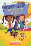 Image of wednesday and woof 2 new pup on the block