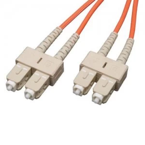Image of Tripp Lite Duplex Multimode 62.5 125 Fiber Patch Cable SC SC 2M
