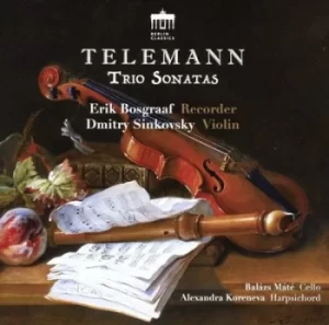 image of Telemann Trio Sonatas by Georg Philipp Telemann CD Album