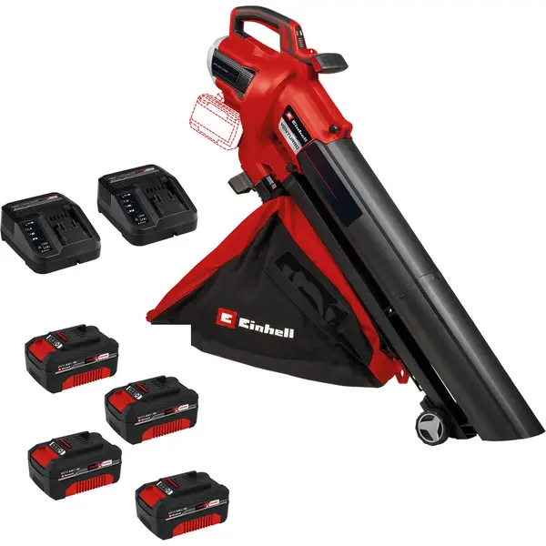 Image of Einhell VENTURRO 36/240 36v Cordless Leaf Blower and Vacuum VENTURRO 36/240 Batteries: 4 x 4ah Li-ion