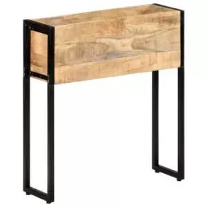 Image of Vidaxl Planter 60x20x68cm Rough Mango Wood