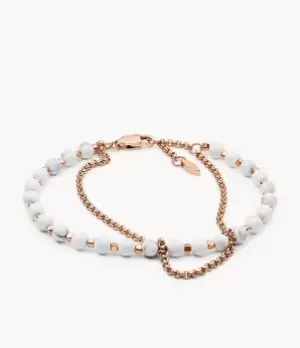 Image of Fossil Women Multi-Beaded Bracelet