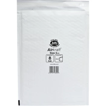 image of Jiffy - 42JL3 Air Kraft No. 3 Mail Bag 220 x 320mm - White