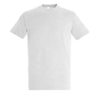 Image of SOLS Mens Imperial Heavyweight Short Sleeve T-Shirt (4XL) (Ash)
