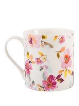 image of Summerhouse By Navigate Gardenia Gift Boxed White Floral Mug