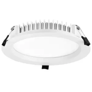 image of Aurora Enlite 18W Baffle Dimmable Integrated Downlight IP54 Cool White - EN-DDLH818/40