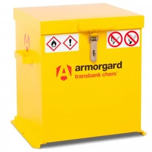 image of Armorgard Transbank Chem Chemicals Secure Storage Box 530mm 485mm 540mm