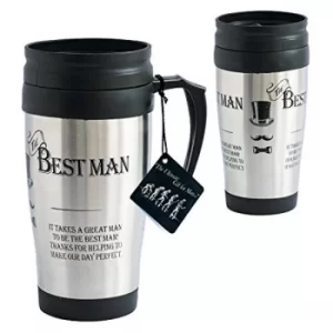 image of Arora 8888 Ultimate Gift Design Travel Mug-The Best Man, Stainless Steel