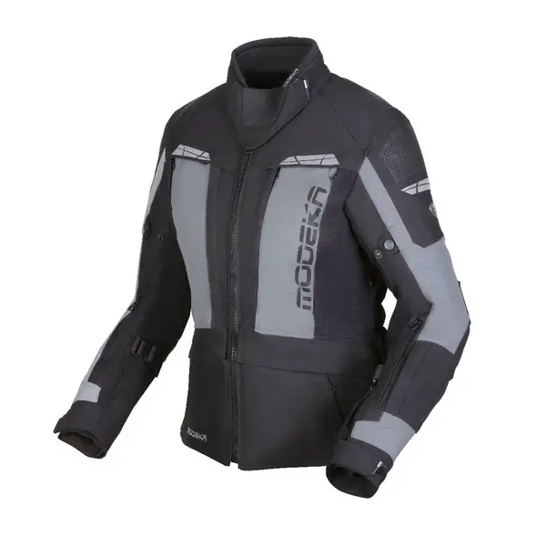 Image of Modeka Hydron Lady Jacket Black Grey Size 38