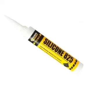 Image of Everbuild 825 Tecnic Silicone 380ml White