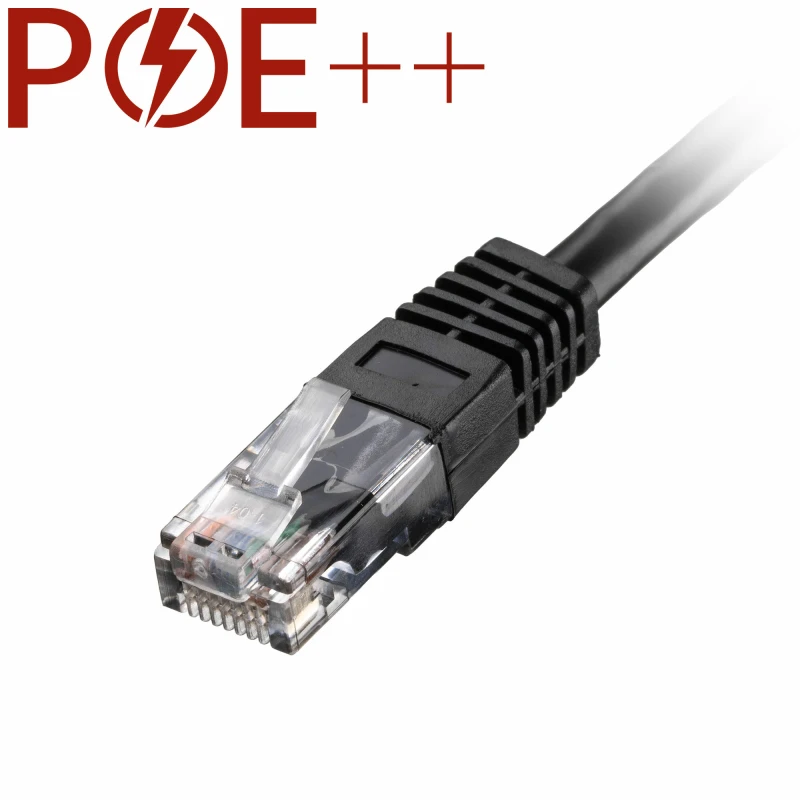 Image of Cablenet 0.5m Cat6 RJ45 Black U/UTP PVC 24AWG Flush Moulded Booted Pat
