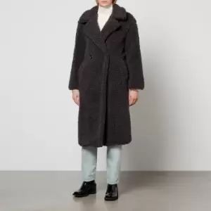 image of Ugg Gertrude Long Teddy Sherpa Coat - L