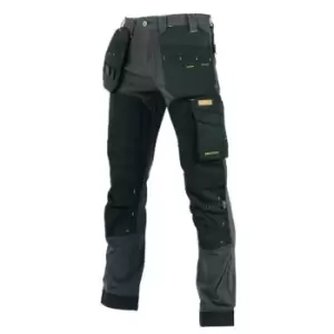 Image of Memphis Grey/Black Stretch Holster Pocket Trouser 42/33