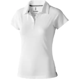 Elevate Womens/Ladies Ottawa Short Sleeve Ladies Polo (XXL) (White)