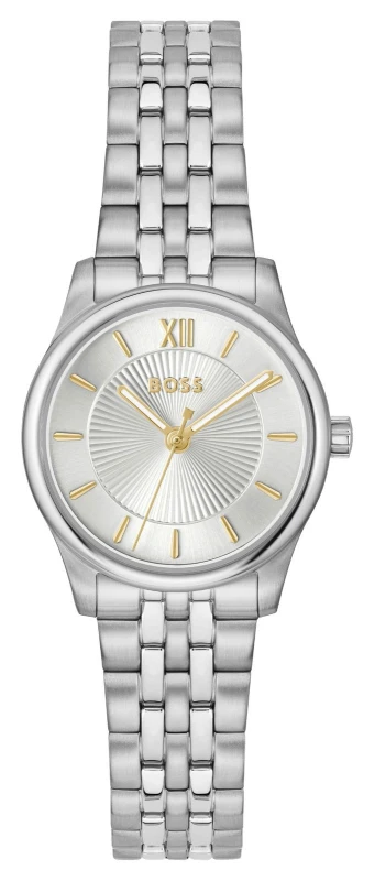Image of BOSS 1502840 GRACEFUL MINA Three-Hand Quartz (25mm) Silver Watch