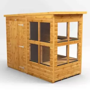 Image of Power 4' x 8' Pent Potting Shed
