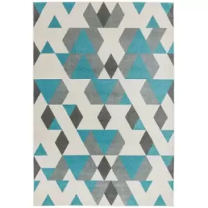 Image of Asiatic Carpets Colt Machine Woven Rug Pyramid Blue - 120 x 170cm