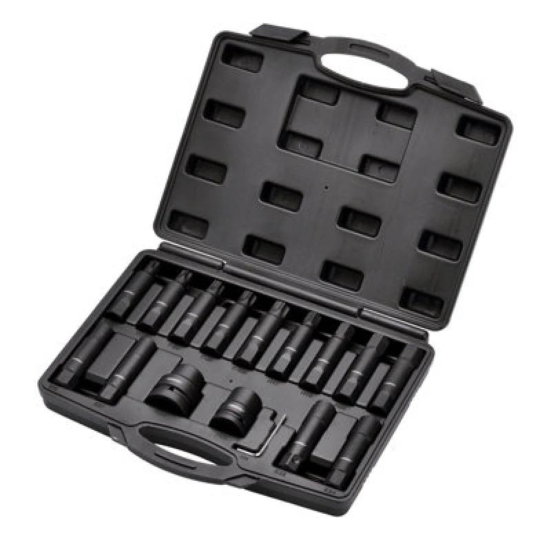 Image of Draper 16 Piece 3/4" and 1" Drive Heavy Duty Automotive Socket Bit Set Drive: Combination