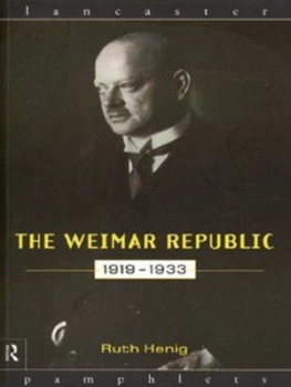 Image of The Weimar Republic 1919-1933 by Ruth Henig Paperback