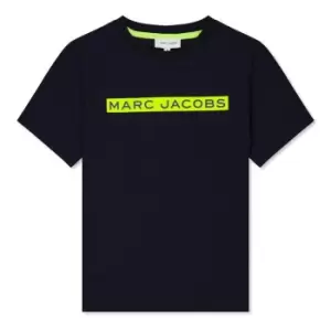 Image of Marc Jacobs Junior Logo T-Shirt - Blue