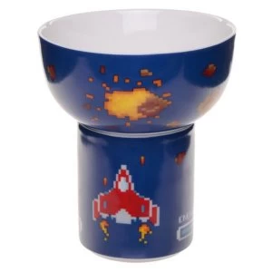 image of Retro Gaming Design (Pack Of 4) China Mug and Bowl Set