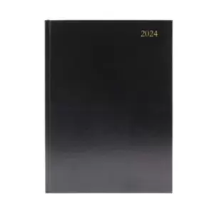 image of Desk Diary DPP Appt A5 Black 2024 KFA51ABK24