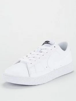 image of Nike Blazer Low Junior Trainer - White, Size 3