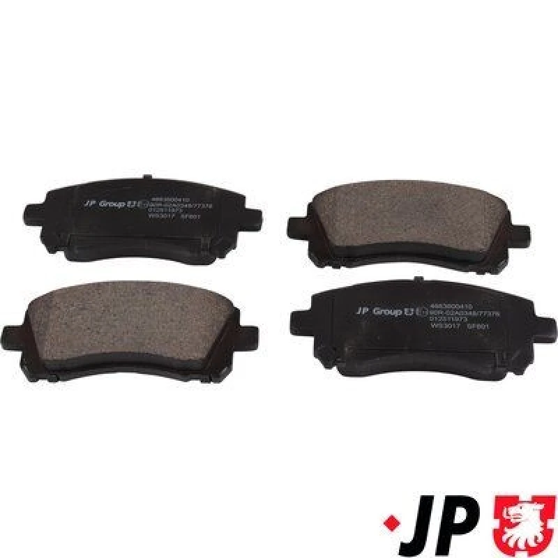 Image of JP GROUP Brake pad set JP GROUP 4663600410