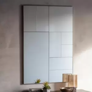 Image of Fulton Mirror 81 x 122cm Silver Silver