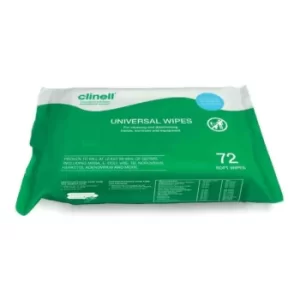 image of Clinell Universal Wipes 72