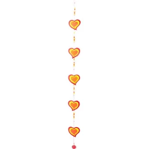 Image of Red/Yellow String Of Hearts