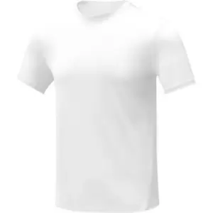 image of Elevate Mens Kratos Cool Fit Short-Sleeved T-Shirt (L) (White)