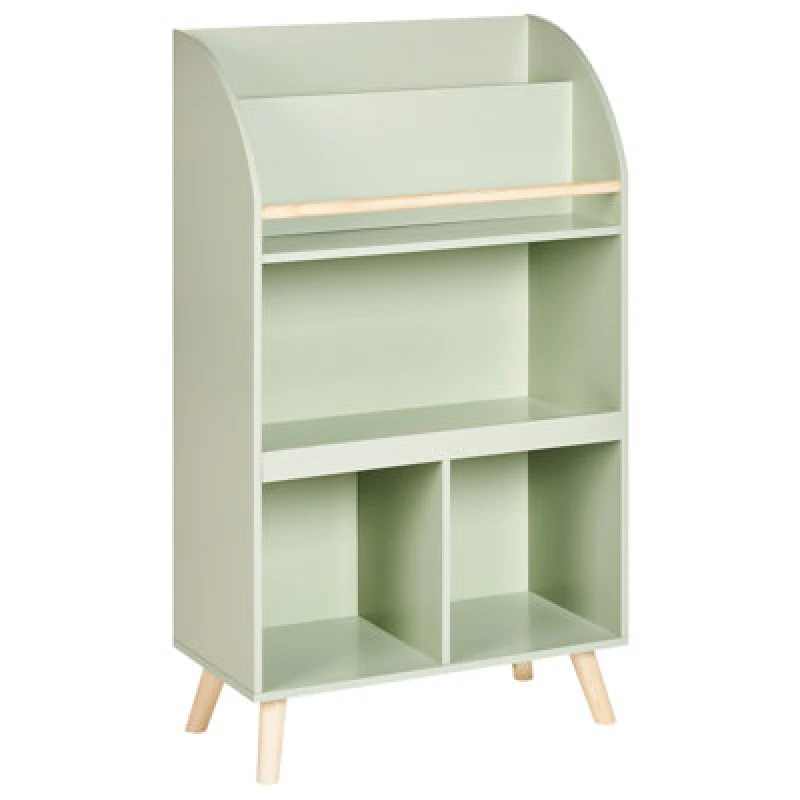 Image of Beliani 3 Tier Bookcase Liloet 102cm Light Green