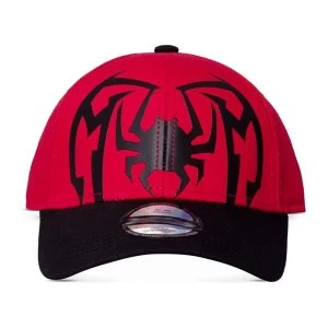Image of Marvel Comics - Spider Logo Kid'S Arch Baseball Cap - Black/Red
