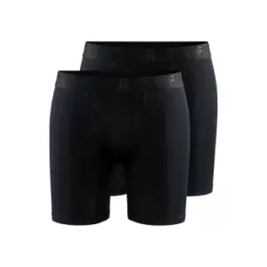 Image of Craft Mens Core Dry Boxer Shorts (Pack of 2) (XXL) (Black)