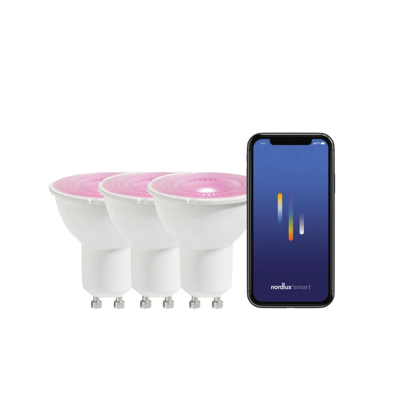 Image of Nordlux Modern Indoor Light Bulb Clear Plastic GU10 Smart - Insert, IP20 Clear Unisex
