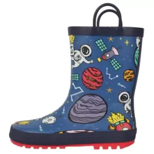 Image of Kangol Child Boys Wellington Boots - Blue