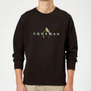 Image of Aquaman Title Sweatshirt - Black - M