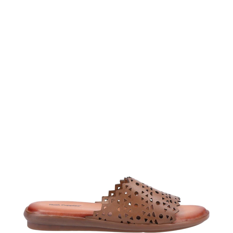 Image of Hush Puppies Womens Bryony Mule Summer Slider Sandals UK Size 3 (EU 36) TAN HUS514-TAN-3