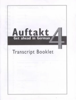 Image of Auftakt 4 Transcript Booklet by Open University Paperback