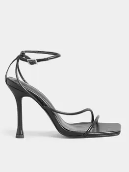 Image of Long Tall Sally Asymmetric High Heel - Black, Size 10, Women