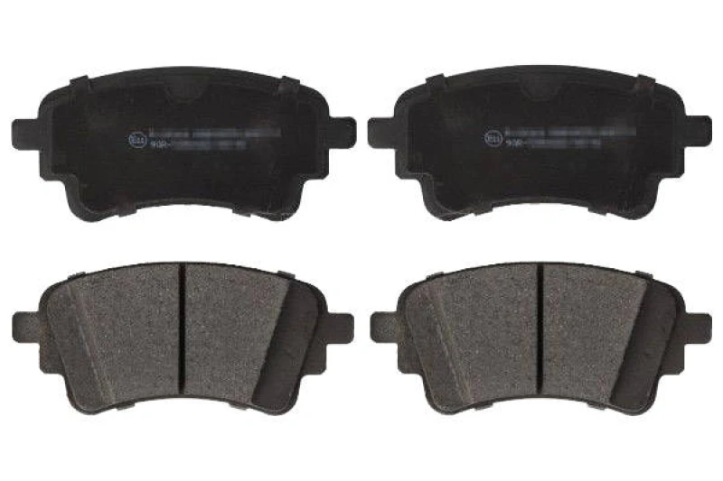 Image of SWAG 33 10 9321 Brake pad set Rear Axle, prepared for wear warning indicator Brake Pad Set,disc brake (402)