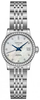 image of Longines Record Womans Swiss Automatic L23200876 Watch