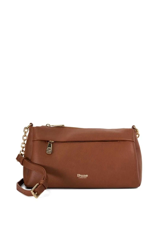Image of Dune London 'Drive' Cross Body Bag Tan